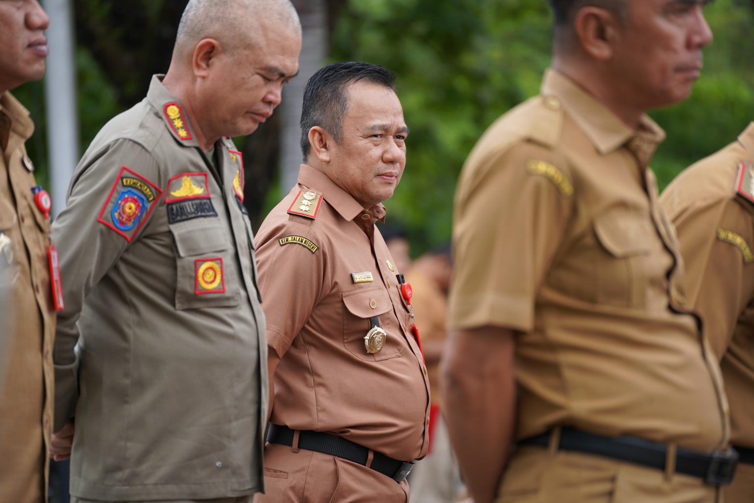 Kepala Dinas Esdm Prov Kalteng Dan Pns Asn Pegawai Kontrak Menghadiri Apel Gabungan Lingkungan